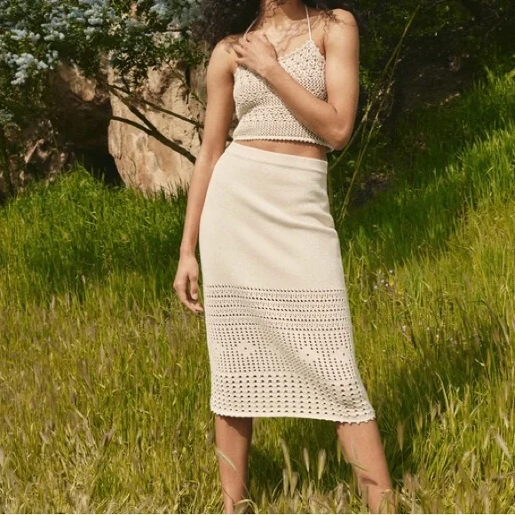 Reformation Carter Novelty Knit Skirt - Picture 5 of 5